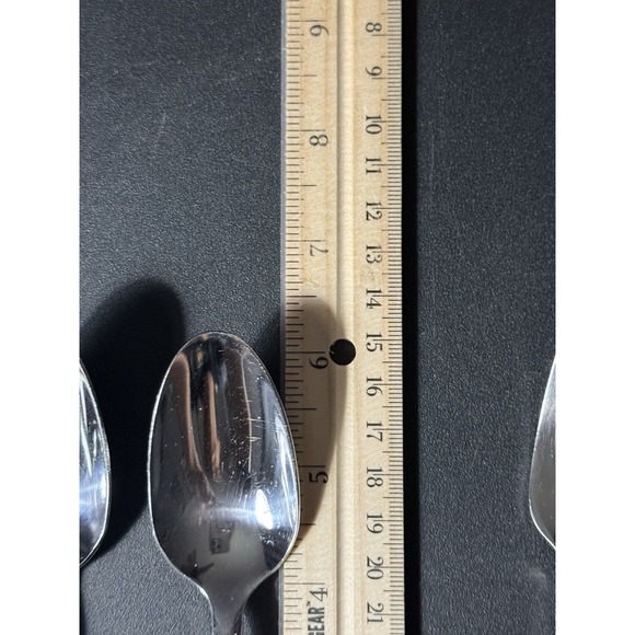 Oneida‎ Flight Stainless Flatware 3 Teaspoons & 1 Dinner Fork – China 90-204 - Picture 4 of 12